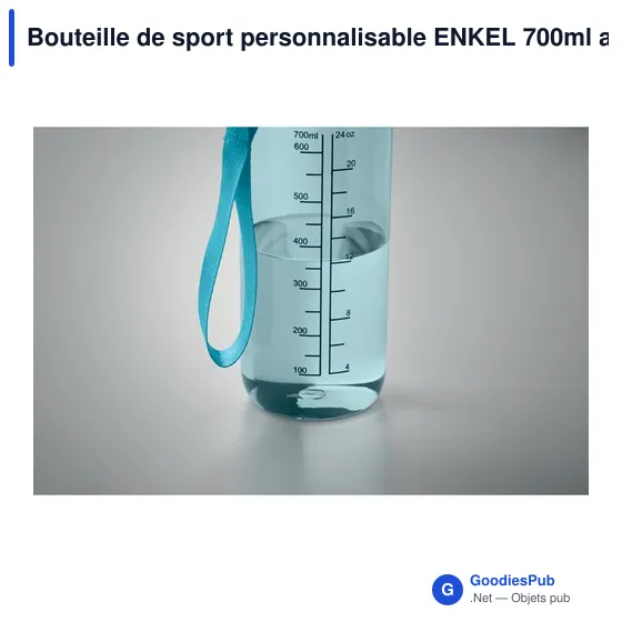 Bouteille de sport personnalisable ENKEL 700ml avec logo - Image 10