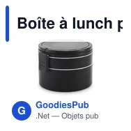 Boîte à lunch personnalisable ENSALA 2 niveaux avec logo - Miniature 11