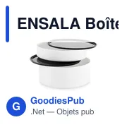 Boîte à lunch personnalisable ENSALA 2 niveaux avec logo - Miniature 4