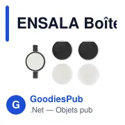 Boîte à lunch personnalisable ENSALA 2 niveaux avec logo - Miniature 7