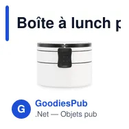 Boîte à lunch personnalisable ENSALA 2 niveaux avec logo - Miniature 9