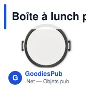Boîte à lunch personnalisable ENSALA 2 niveaux avec logo - Miniature 10