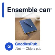 Ensemble carnet A5 et stylo à bille en PU recyclé Tarek - Miniature 12