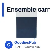 Ensemble carnet A5 et stylo à bille en PU recyclé Tarek - Miniature 9