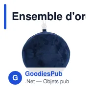 Ensemble d'oreillers de voyage personnalisable avec logo - Lontine - Miniature 5