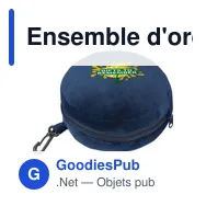 Ensemble d'oreillers de voyage personnalisable avec logo - Lontine - Miniature 10