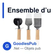 Ensemble d’ustensiles de cuisine personnalisable avec logo - Sylvan - Miniature 1