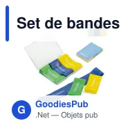 Set de bandes de résistance personnalisable en TPE avec logo - Résistance - Miniature 1