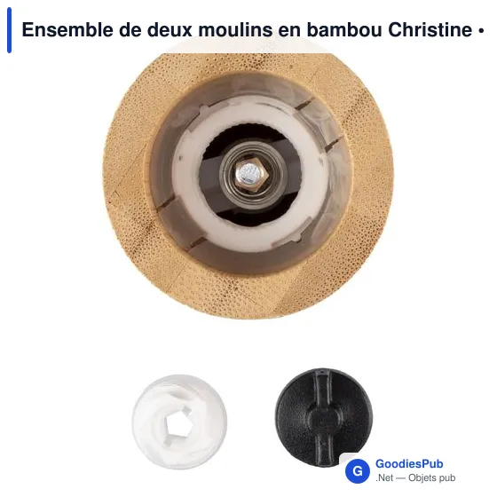 Ensemble de moulins à épices personnalisable avec logo - Christine - Image 4
