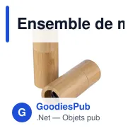 Ensemble de moulins à épices personnalisable avec logo - Christine - Miniature 5