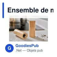 Ensemble de moulins à épices personnalisable avec logo - Christine - Miniature 8