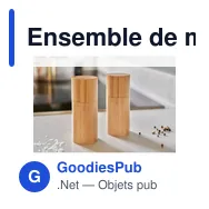 Ensemble de moulins à épices personnalisable avec logo - Christine - Miniature 9
