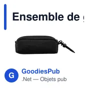 Ensemble de golf en rPET Aruna - Miniature 1