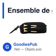 Ensemble de golf en rPET Aruna - Miniature 4