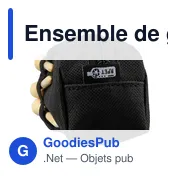 Ensemble de golf en rPET Aruna - Miniature 5