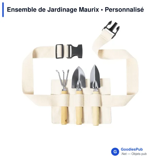 Ensemble de jardinage personnalisable avec logo - Maurix - Image 1