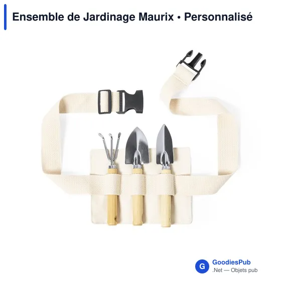 Ensemble de jardinage personnalisable avec logo - Maurix - Image 2
