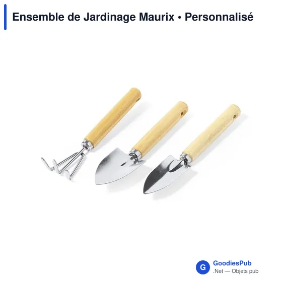 Ensemble de jardinage personnalisable avec logo - Maurix - Image 4