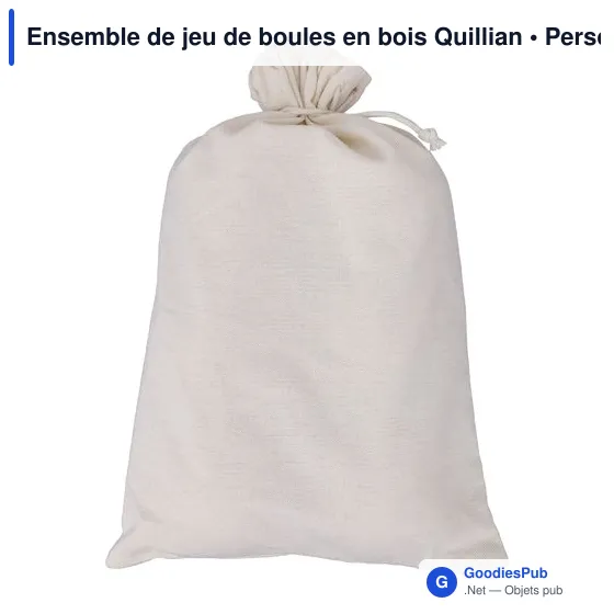 Ensemble de jeu de boules en bois personnalisable avec logo - Image 6