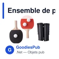 Ensemble de ping-pong personnalisable avec logo - Melinda - Miniature 4