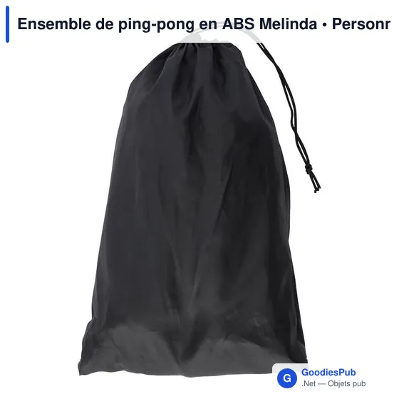 Ensemble de ping-pong personnalisable avec logo - Melinda - Image 5