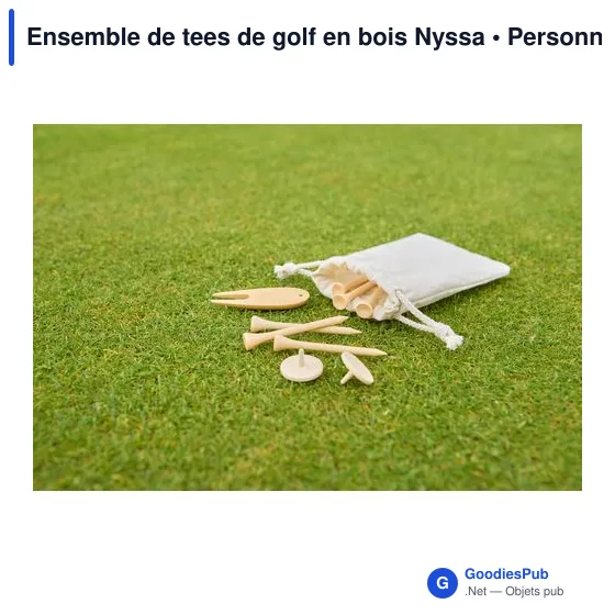 Ensemble de tees de golf personnalisable avec logo - Nyssa - Image 11