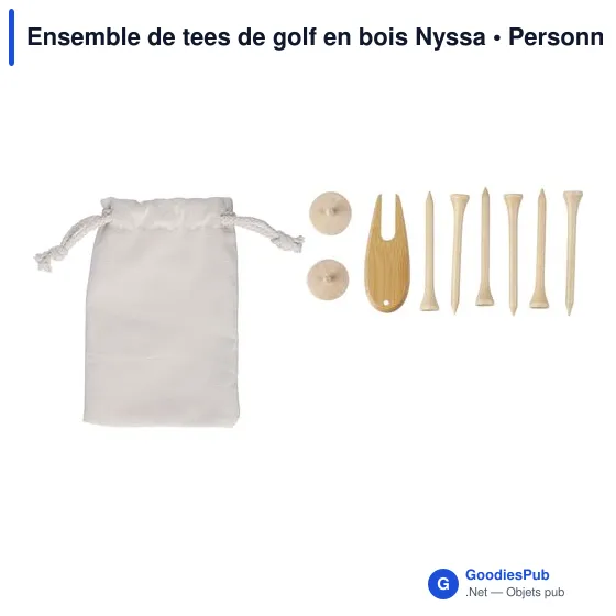 Ensemble de tees de golf personnalisable avec logo - Nyssa - Image 4