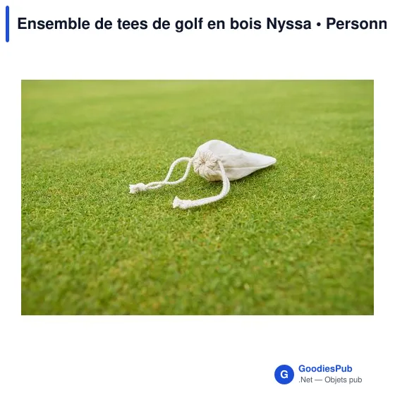 Ensemble de tees de golf personnalisable avec logo - Nyssa - Image 10