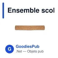 Ensemble scolaire personnalisable avec logo - Étui à crayons Clark - Miniature 7