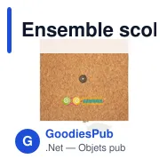 Ensemble scolaire personnalisable avec logo - Étui à crayons Clark - Miniature 8