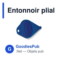 Entonnoir pliable personnalisable pour voiture avec logo - Silicone - Miniature 3