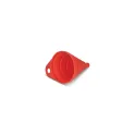 Variante Blanc / Rouge - Entonnoir pliable personnalisable pour voiture avec logo - Silicone