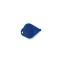 Variante Blanc / Bleu - Entonnoir pliable personnalisable pour voiture avec logo - Silicone