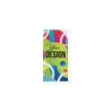 Variante Blanc - Enveloppe personnalisable sur mesure 10 x 21 cm en papier avec logo - Offset