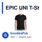 EPIC UNI T-SHIRT 140g - Miniature 1