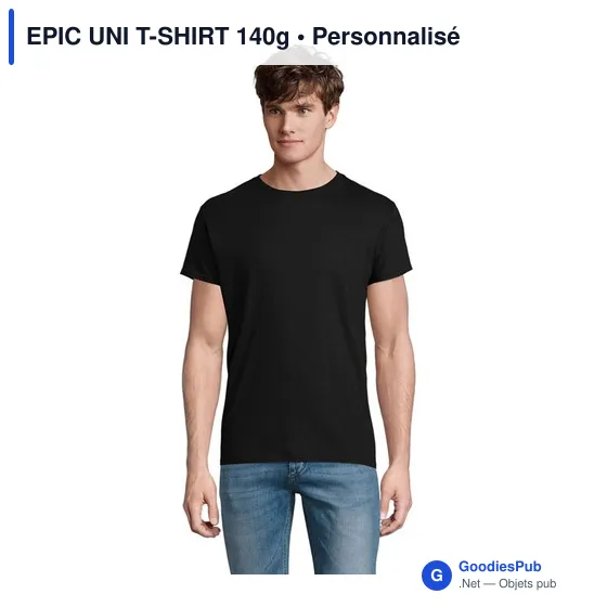 EPIC UNI T-SHIRT 140g - Image 1