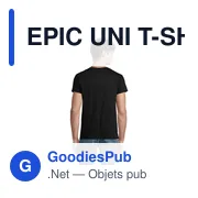EPIC UNI T-SHIRT 140g - Miniature 3