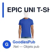 EPIC UNI T-SHIRT 140g - Miniature 4