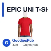 EPIC UNI T-SHIRT 140g - Miniature 7