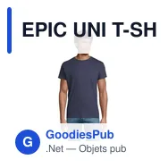 EPIC UNI T-SHIRT 140g - Miniature 10