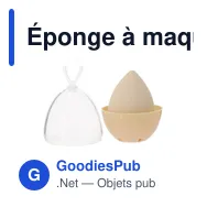 Éponge à maquillage personnalisable Yourix avec logo - Miniature 2