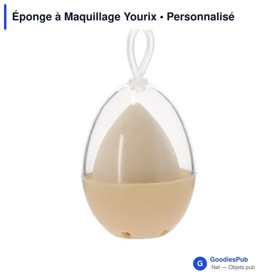 Éponge à maquillage personnalisable Yourix avec logo - Image 3