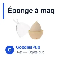 Éponge à maquillage personnalisable Yourix avec logo - Miniature 4