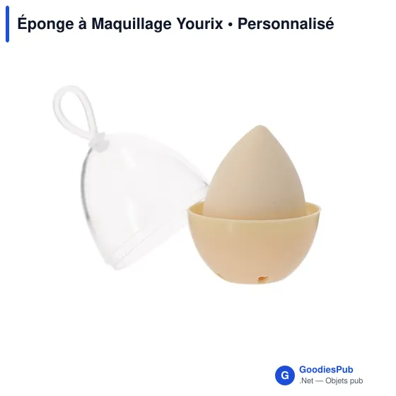 Éponge à maquillage personnalisable Yourix avec logo - Image 4