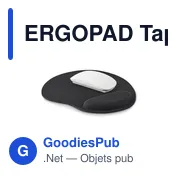 ERGOPAD Tapis de souris ergonomique - Miniature 3