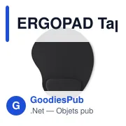 ERGOPAD Tapis de souris ergonomique - Miniature 4