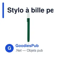 Stylo à bille personnalisable en aluminium recyclé avec logo - Miniature 12