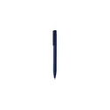 Variante bleu marine - Stylo à bille personnalisable en aluminium recyclé avec logo