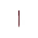 Variante bordeaux - Stylo à bille personnalisable en aluminium recyclé avec logo