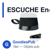 Enceinte sans fil personnalisable ESCUCHE avec support et logo - Miniature 1